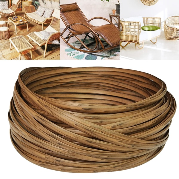 Stol Soffa Soffa Fixeringssats 8mm Wicker Möbler Reparationssats PE dark wood color