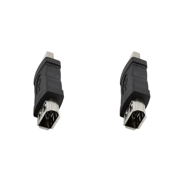 1/2/5 För Firewire IEEE 1394 6-stifts hona till USB hane-adapter 2Set