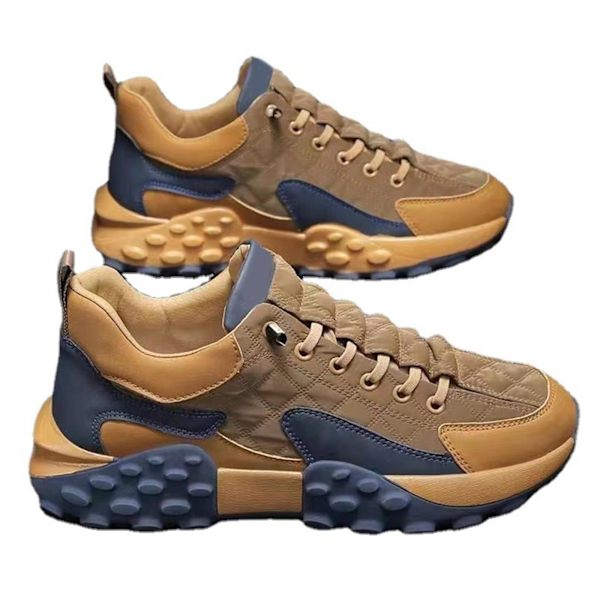 Promenadskor för män, halkfria ventilerande för korta vandringar Khaki Size 42