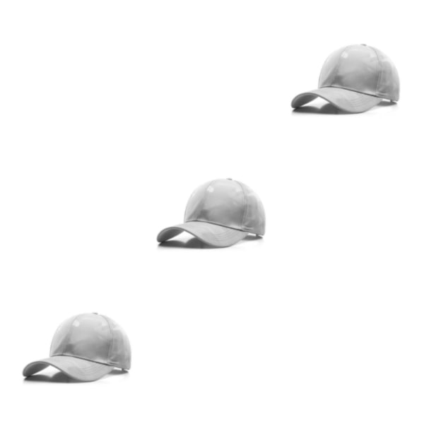 1/3/5 Lätt och andas cap för män - Håll dig bekväm gray 3PCS