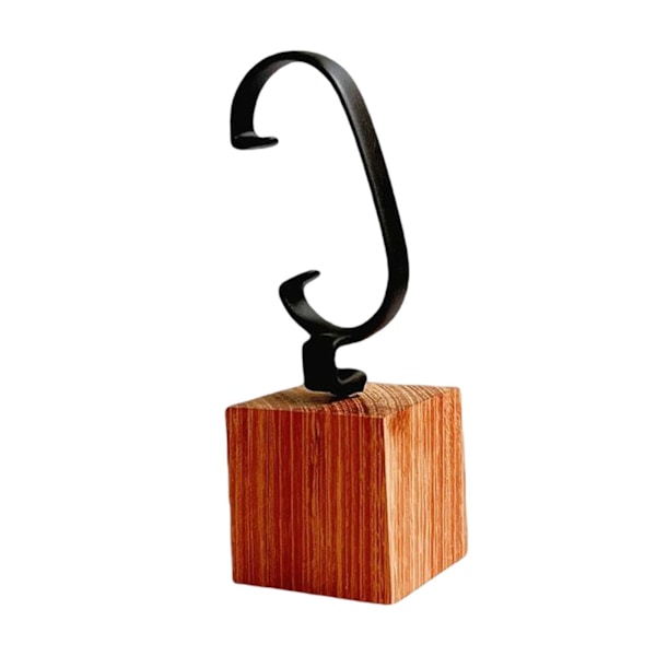 Watch Display Stand Armband Display Organizer för hemmabordsskiva Black 5 x 5 x 14.5cm