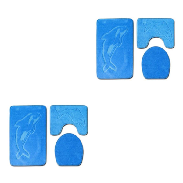 1/2 3pack/lot Halkfri Chenille Badmatta Lätt att installera PJ210611-B006 2Set