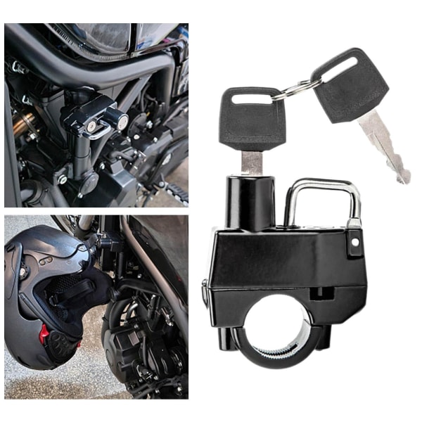 Lock Anti Theft Passar för 22mm-25mm styre motorcykel