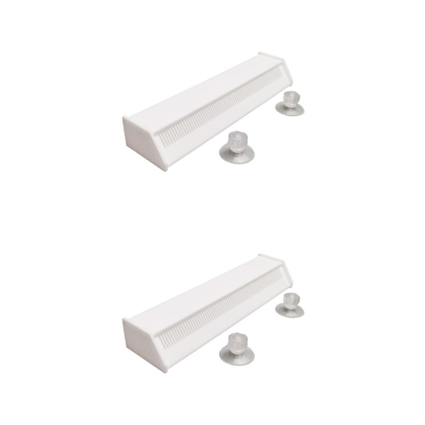 1/2/3/5 Multi hårförlängningshållare Wigsrack vägg White 30.5 x 7.6 x 4.6cm 2Set