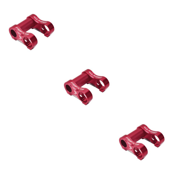 1/2/3/5 hopfällbar cykel dubbelstammad aluminiumlegering för cykling Red 75 x 72mm 3Set