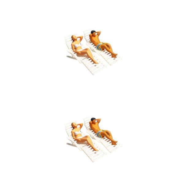 1/2/3 1/64 Scale People Figurer Set Tiny People för Sandbord 2Set