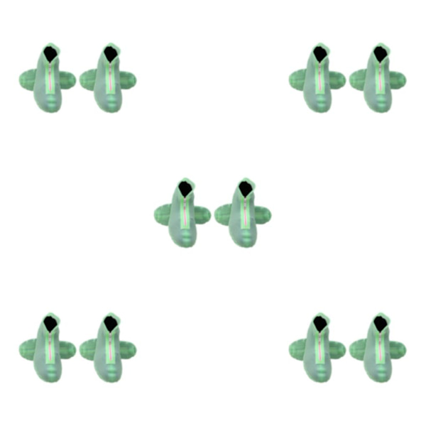 1/2/3/5 Rainy Days Companion vattentät cover för unisex Green 5Set