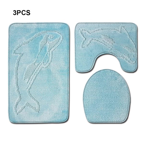 1/2 3pack/lot Halkfri Chenille Badmatta Lätt att installera PJ210908-A010 1Set