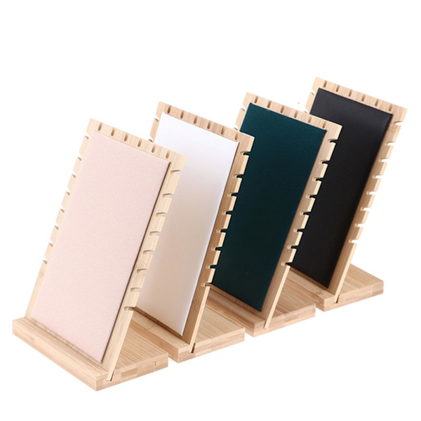 Smycken Display Stand Plank Organizer för hängsmycke Black 6.89x3.94x9.92 Inch