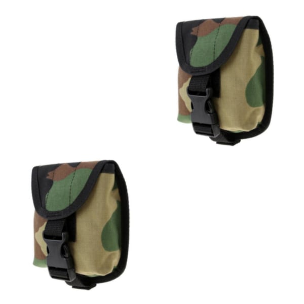 1/2/3 dykviktsficka med snabbkopplingsspänne Green Camo 2Set