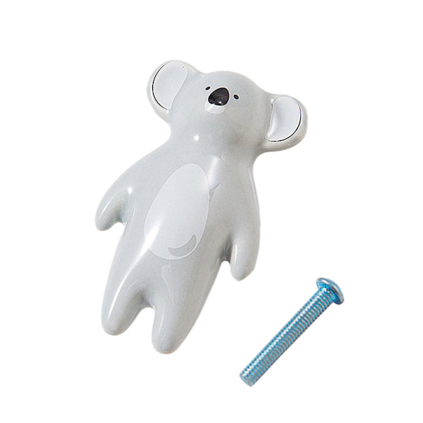 1/2/3/5 Kompakta och lätta knoppar för byrålådor Enkelt koala 1Set