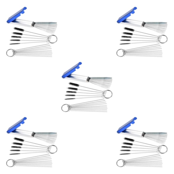 1/2/3/5 Kompatibilitet möter hållbarhet för effektiv ficklampa brush+needle+box 15.5*10*1.5 cm 5PCS