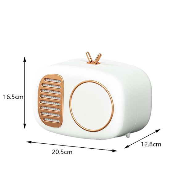 Dispenser Behållare Box Pappershandduk Dispenser för badrum Retro White
