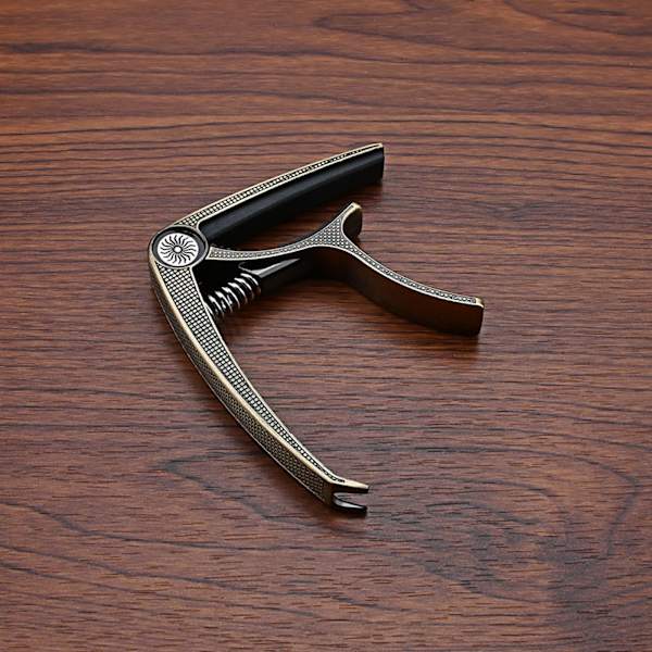 1/2/3 Guitar För Capo Acoustic Clip Quick Change Clamp Key för Bronze 9.3x7.5x1.5cm 1Set