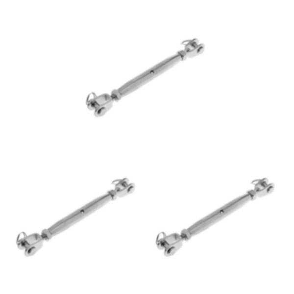 1/2/3/5 Marine 304 rostfritt stål käft/käft stängd kropp Silver 10mm 3Set