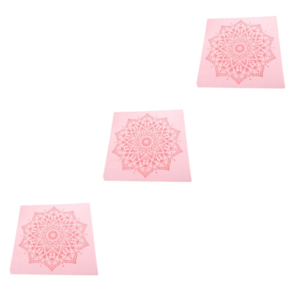 1/2/3 Återanvändbar Mandala extra målningsmall för enkel gör-det-själv As Shown 1 3Set