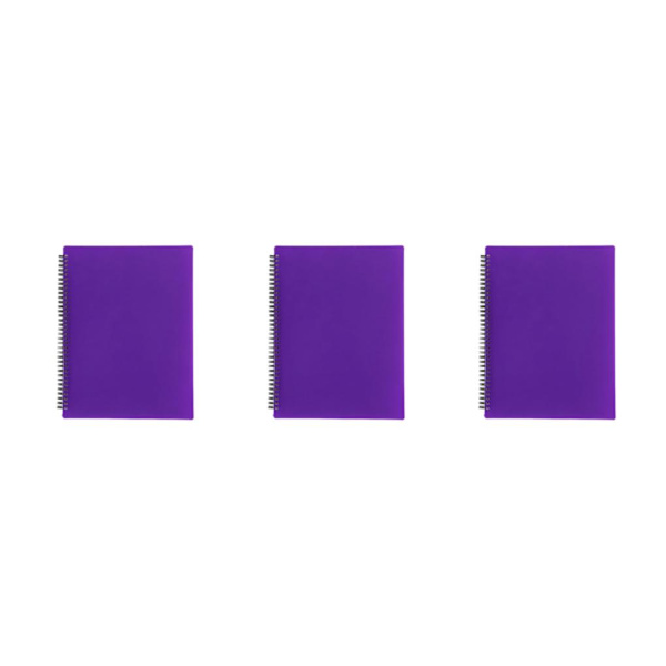 1/2/3 A4- organizer vattentät och fläckbeständig purple 3Set
