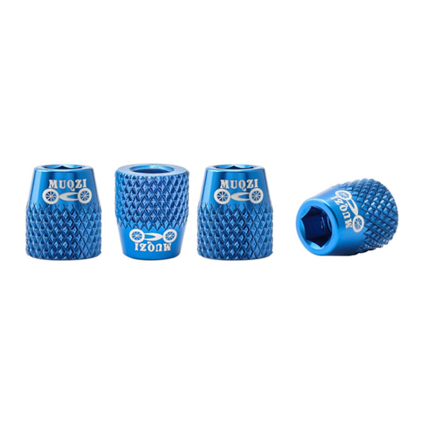 1/2/3/5 4x M6 Bike V Bromsbelägg Skruv Mountain Fasta bultar Blue 12x10MM 1Set
