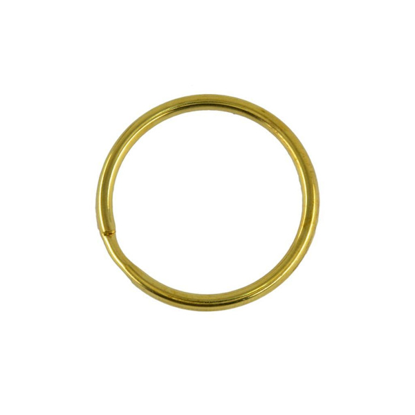 1/2/3 10 delar Mässing Rund Nyckel Delad Ring Kedja Väska Spänne Loop 1Set