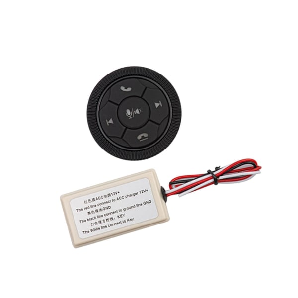 1/2/3/5 Universal Wireless Bluetooth Media Button 7 Key for För Black 46x12mm 1Set