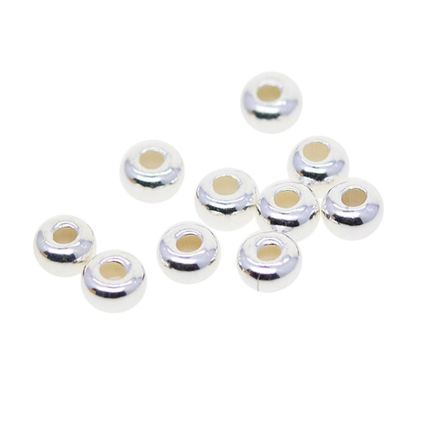 1/2/3 10 st 925 Sterling Silver spacer Bead DIY Craft Supply 1Set
