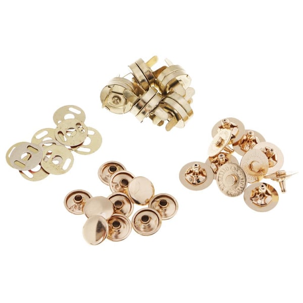 1/2 10 set metall magnetiska fästen knapp för handväska 1Set