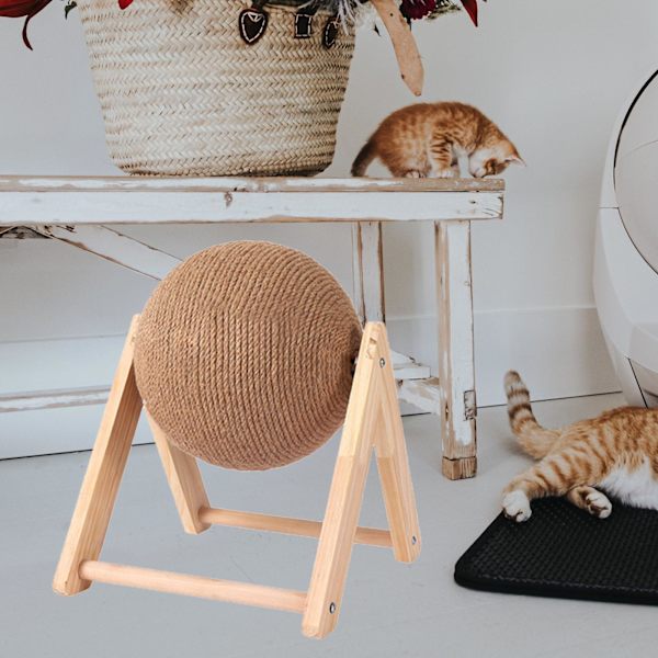 Cat Scratching Ball Slitstarka husdjurstillbehör Träning Hållbar M
