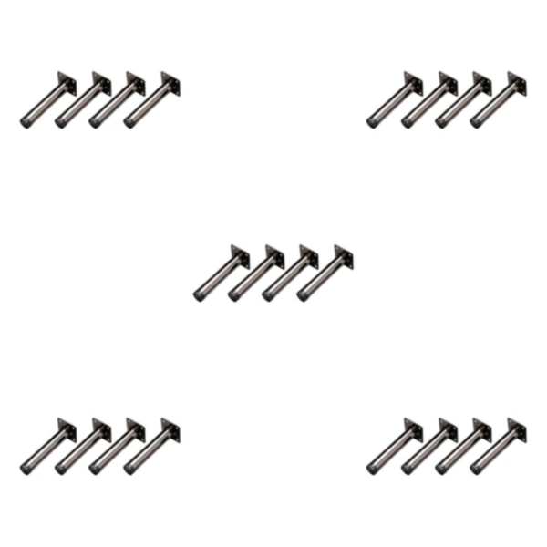 1/2/3/5 4pack/lot Trigon Möbelfötter Rejäla och hållbara ben Mid-Feet Gun Black 5Set