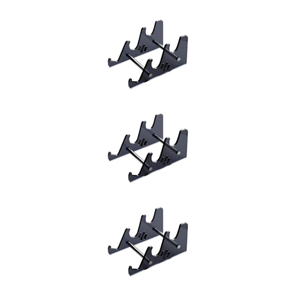 1/2/3/5 förvaring och displayställ för mekaniskt tangentbord Enkelt black 3Set