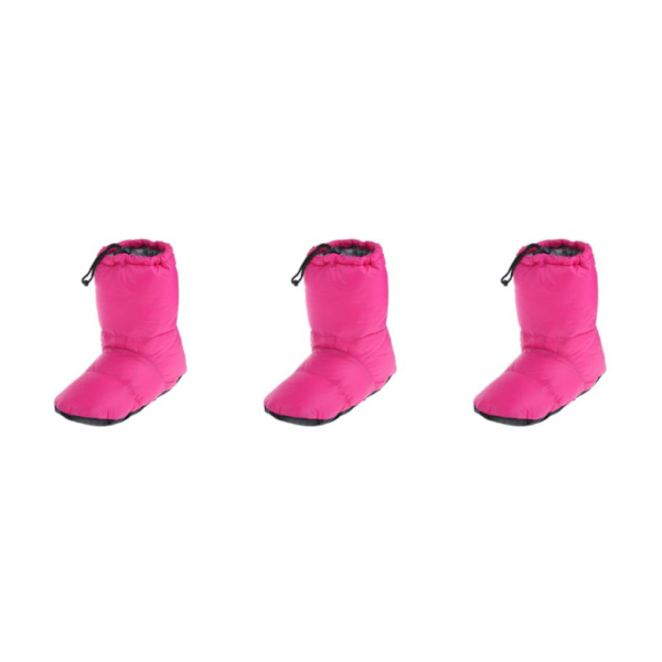1/2/3 Vita duntofflor Vintervarma campingtältfotskor Rose Red L 3PCS