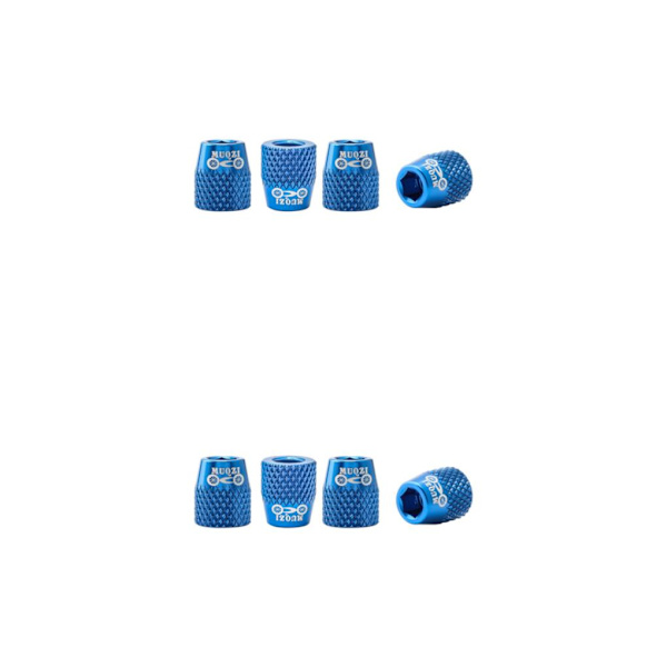 1/2/3/5 4x M6 Bike V Bromsbelägg Skruv Mountain Fasta bultar Blue 12x10MM 2Set