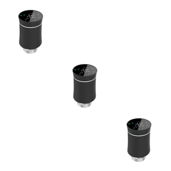 1/2/3 ABS Doodle Smart Home Uppvärmning Fjärrkontrollventil För black 3PCS