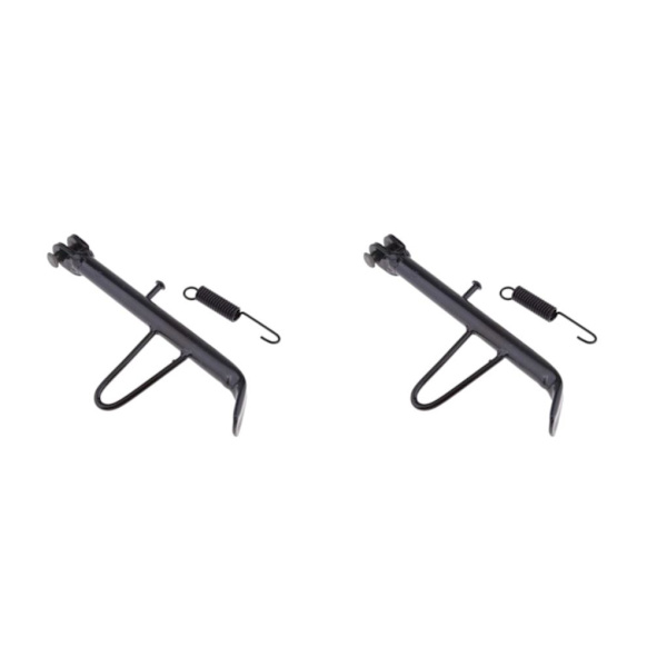 1/2/3/5 Motorcykelstativ Lätt att installera Järntillverkat hållbart black 16cm 2Set