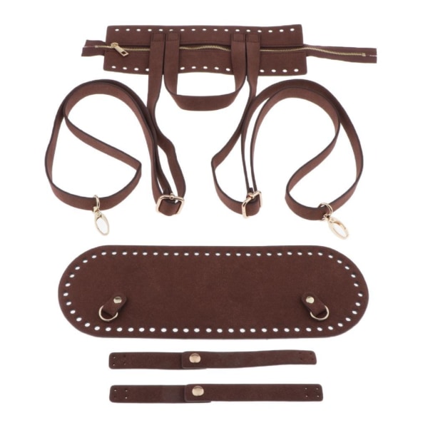 1/2 3x/ Set PU Handväska delar för DIY Weave Bag Sy Handväska 2Set