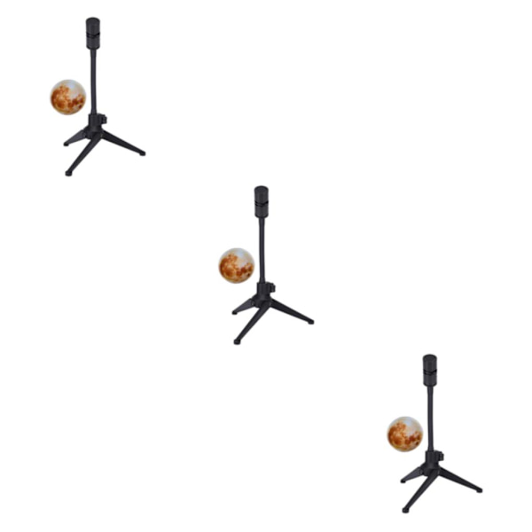1/2/3 Earth Moon Night Lamp 360° roterbar USB för dekorälskare Moon Light 3W 3Set