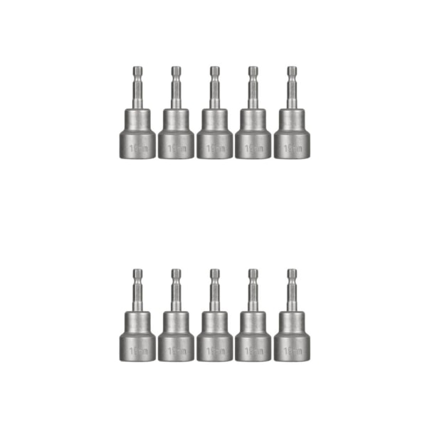 1/2/3/5 5 delar mutterdragare skaft pneumatisk skruvmejsel 19x65mm 2PCS