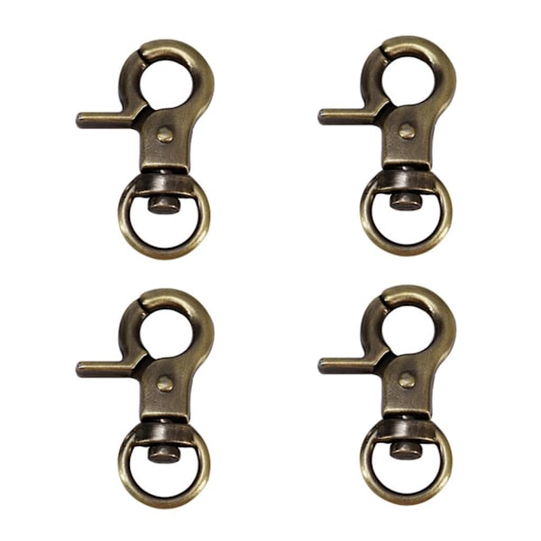 1/2/3/5 4 st zinklegering hummerklospänne Swivel Trigger Clips Bronze 30mm 1Set