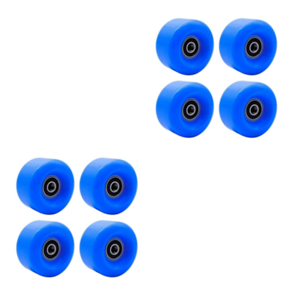 1/2/3 Inline Skate Wheel PU Slitstarka 58 mm 82A hjul Blue 58x58x32mm 2Set