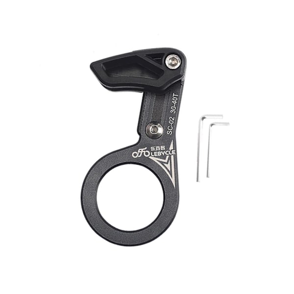 1/2/3 Universal Kedjeguide i aluminiumlegering för MTB-cykel Axis black 1 Pc