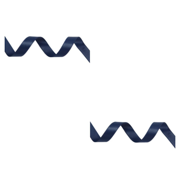 1/2/3/5 Fashionabla satinband för sömnad och hantverk - lätt att navy blue 370 6mm 2PCS