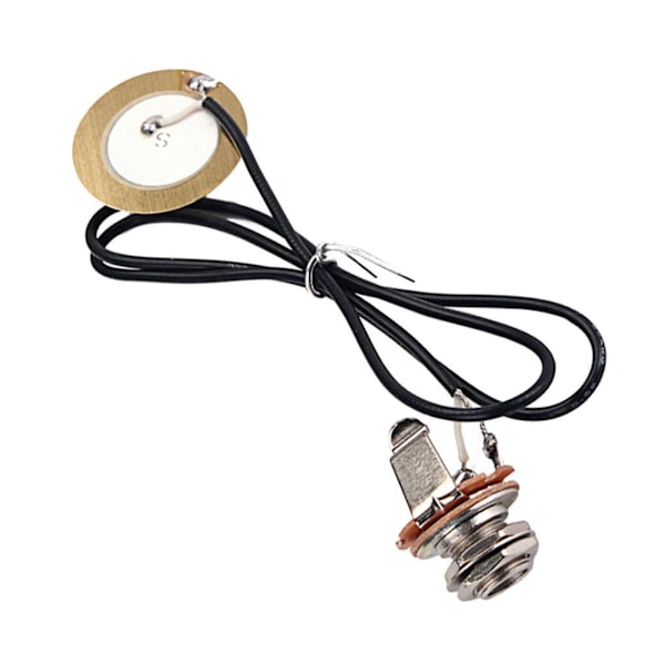 1/5 1 Piece Gitarr Pickup Piezo Transducer för Mandolin Banjo 1Set