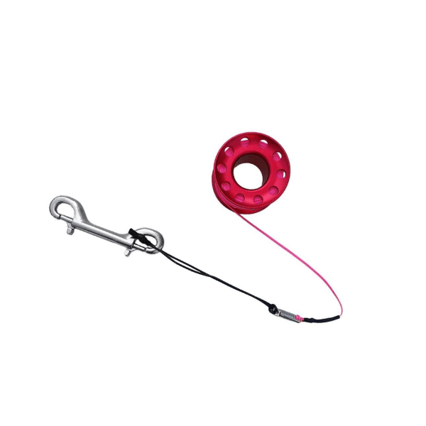 1/2/3/5 Diving Finger Reel Guide Spool 15m Line Dual Ended För Red 15M Wire 1 Pc