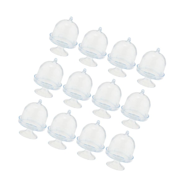 1/2 12st Akryl Cup Form Candy Box Söt presentförpackning Party Baby Blue 8cm 1Set