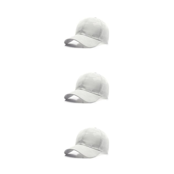 1/3/5 Lätt och andas cap för män - Håll dig bekväm white 3PCS