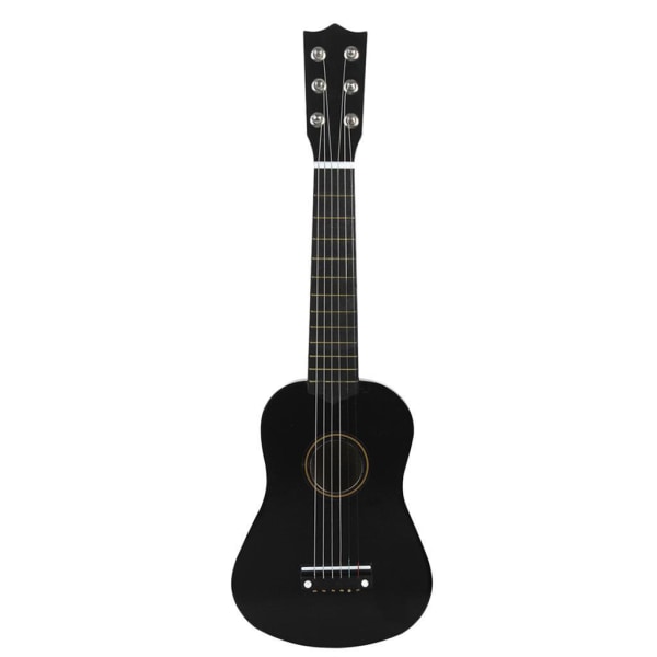 Mini 21 tum 6 strängar akustisk gitarr Musikinstrument present Black 21 inch