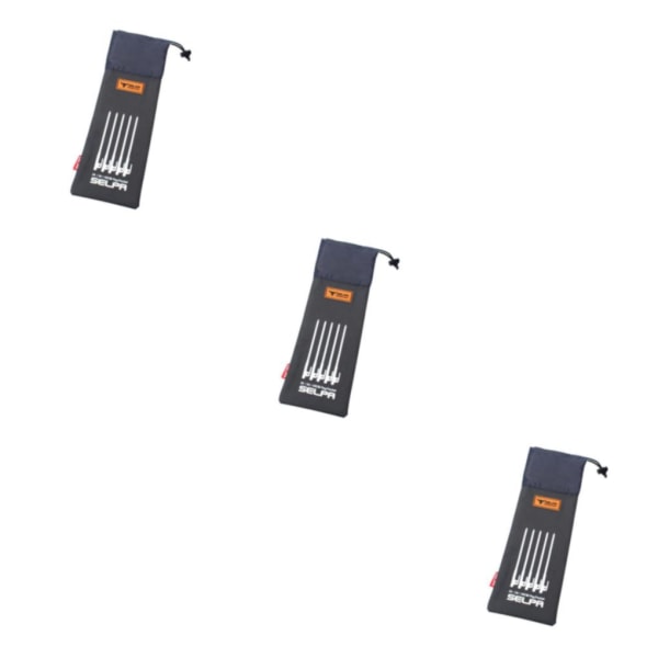 1/3 Utomhuscamping Tältpinnar Naglar Förvaringsväska Hammer Pouch 3Set