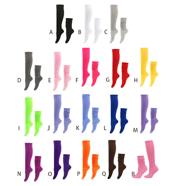 1/2/3/5 2 stycken Slitstarka Slouch strumpor Elasticitet och utsökt Purple 1Set