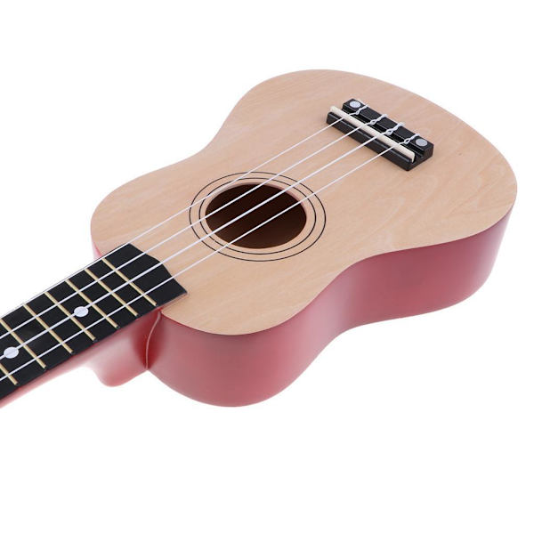 4 String Beginners Ukulele Hawaii Guitar Musical För Wood 21 Inch