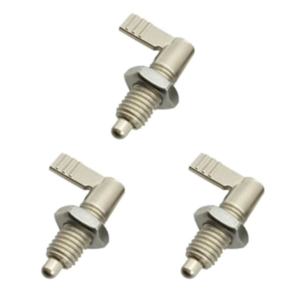 1/2/3/5 1x Indexeringskolvar L Typ Rostfria Låsbultar Fin Silver M10-5 3Set