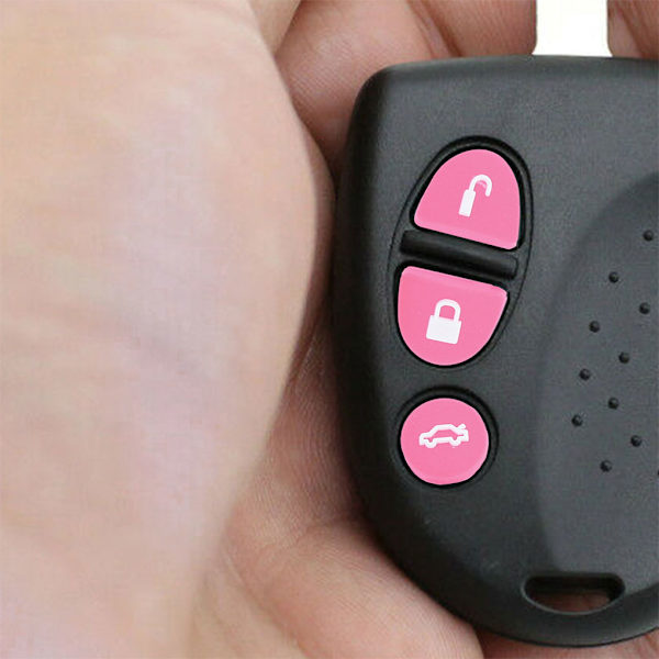 1/2/3/5 3st Silica Gel Key Buttons Fjärrreparationssats Bekvämt Pink 5Set